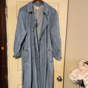 Universal Thread Light Blue Trench Coat